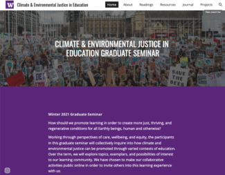 climate change education case study