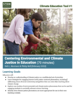 Centering Environmental and Climate Justice in Education