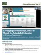 Leveraging Environmental Justice to Unlock the Potential of Education